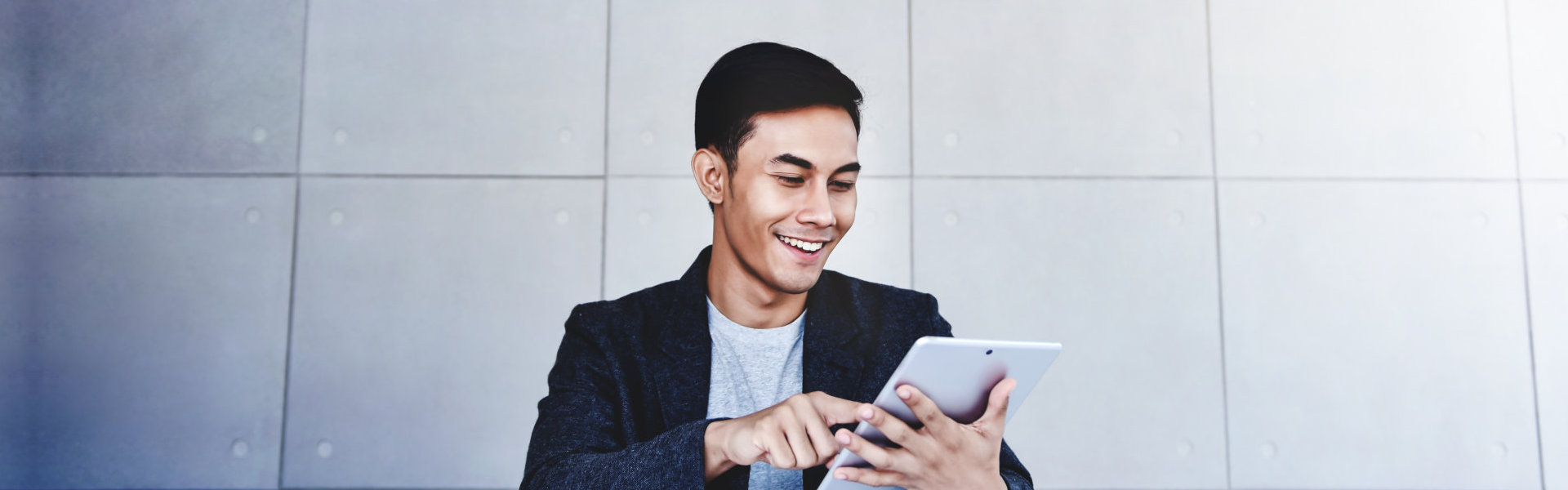 guy using smartphone